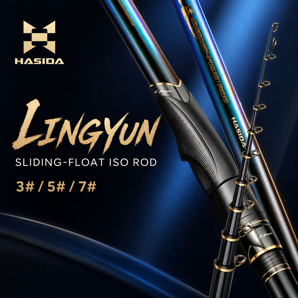 Kastking Reel Zephyr - HASIDA Ling Yun Fishing Rod 40T